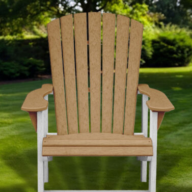Adirondack in brown and white