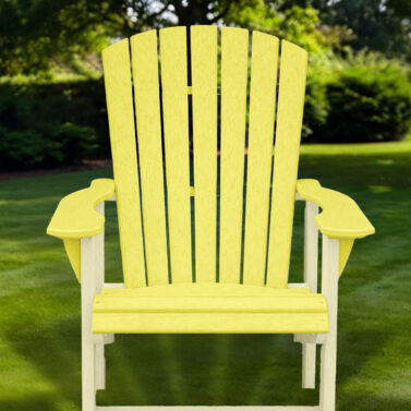 Adirondack in yellow and white