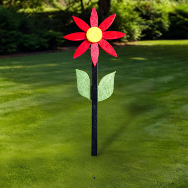 Poly Flowers -Red